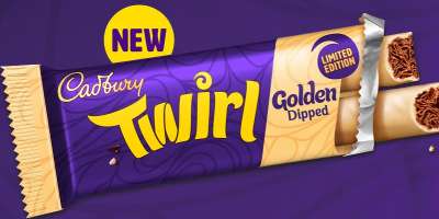 Cadbury Golden Dipped Twirl Bar
